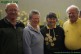 Malcolm Wheeler & Rozanne Burnby, Leitha & David Adams at the Woodend Daffodil Show at the Rangiora Baptist Church