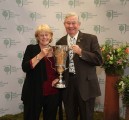 Peter and Lesley Ramsay with Peter Barr Cup.