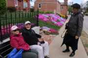 Jean and Jim Morris (MO, USA) and Catherine McKay of New Zealand in Hermann, MO.